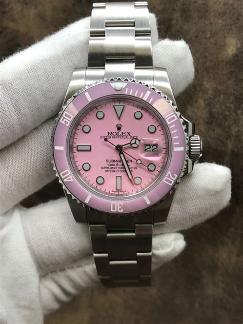 pink submariner rolex|rolex submariner used price.